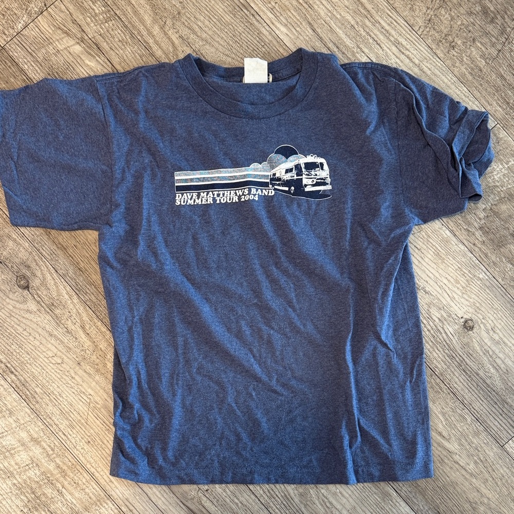 Blue dave Matthews Band 2004 Tour T-Shirt